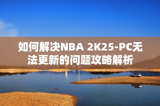 如何解决NBA 2K25-PC无法更新的问题攻略解析