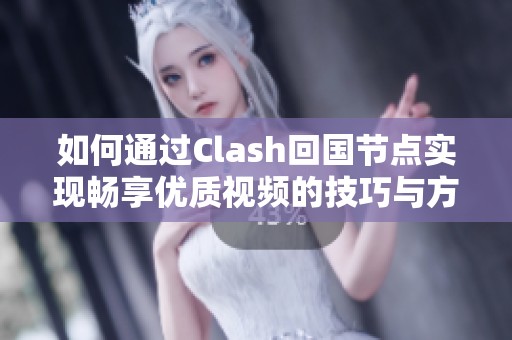 如何通过Clash回国节点实现畅享优质视频的技巧与方法