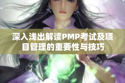 深入浅出解读PMP考试及项目管理的重要性与技巧