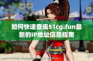 如何快速查询51cg.fun最新的IP地址信息指南