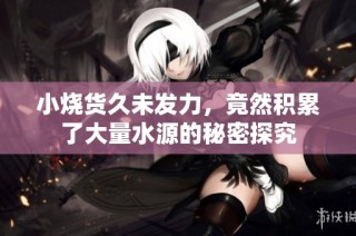 小烧货久未发力，竟然积累了大量水源的秘密探究
