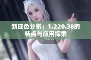 新成色分析：1.220.38的特点与应用探索