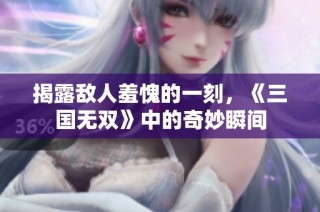 揭露敌人羞愧的一刻，《三国无双》中的奇妙瞬间