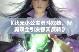 《状元小公主勇斗双雄，智勇双全引发惊天反转》