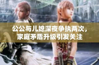 公公与儿媳深夜争执两次，家庭矛盾升级引发关注