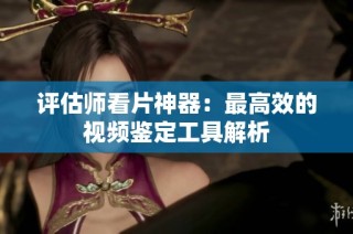 评估师看片神器：最高效的视频鉴定工具解析