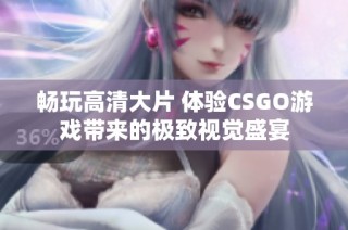 畅玩高清大片 体验CSGO游戏带来的极致视觉盛宴