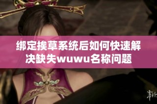 绑定挨草系统后如何快速解决缺失wuwu名称问题