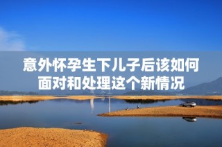 意外怀孕生下儿子后该如何面对和处理这个新情况
