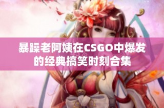 暴躁老阿姨在CSGO中爆发的经典搞笑时刻合集