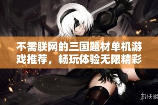 不需联网的三国题材单机游戏推荐，畅玩体验无限精彩