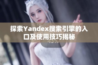 探索Yandex搜索引擎的入口及使用技巧揭秘