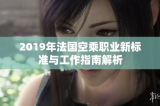 2019年法国空乘职业新标准与工作指南解析