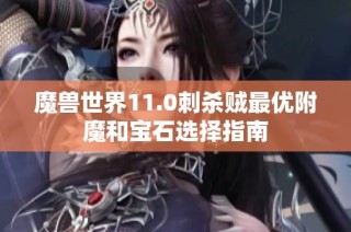 魔兽世界11.0刺杀贼最优附魔和宝石选择指南