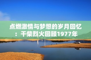 点燃激情与梦想的岁月回忆：干柴烈火回顾1977年