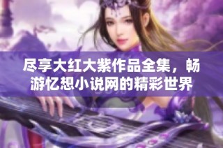 尽享大红大紫作品全集，畅游忆想小说网的精彩世界
