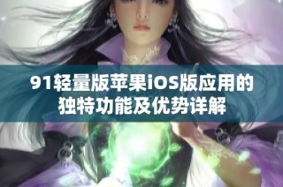 91轻量版苹果iOS版应用的独特功能及优势详解