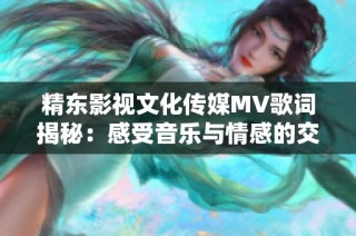 精东影视文化传媒MV歌词揭秘：感受音乐与情感的交融之美