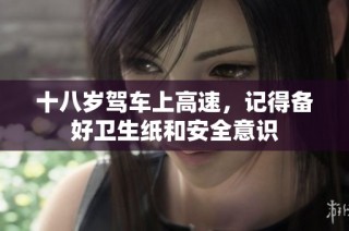 十八岁驾车上高速，记得备好卫生纸和安全意识