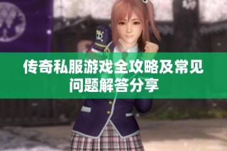 传奇私服游戏全攻略及常见问题解答分享