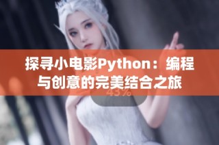 探寻小电影Python：编程与创意的完美结合之旅