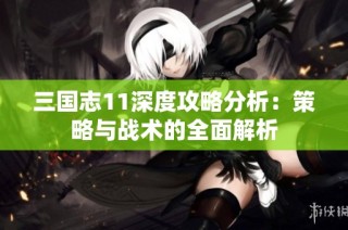 三国志11深度攻略分析：策略与战术的全面解析