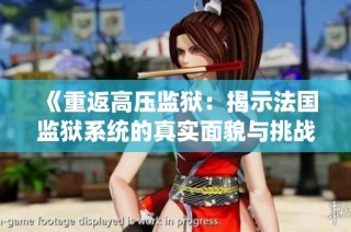 《重返高压监狱：揭示法国监狱系统的真实面貌与挑战》