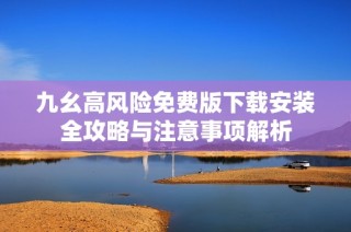 九幺高风险免费版下载安装全攻略与注意事项解析