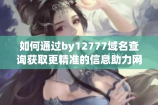 如何通过by12777域名查询获取更精准的信息助力网站优化