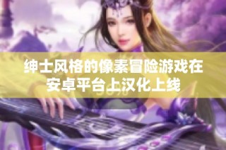绅士风格的像素冒险游戏在安卓平台上汉化上线