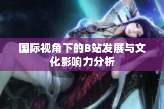国际视角下的B站发展与文化影响力分析