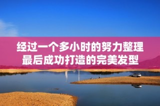经过一个多小时的努力整理最后成功打造的完美发型