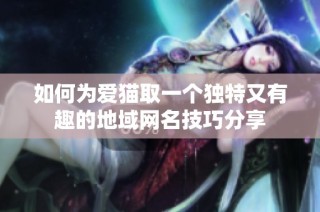 如何为爱猫取一个独特又有趣的地域网名技巧分享
