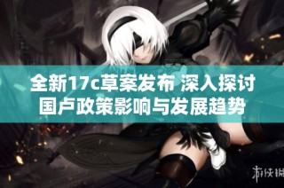 全新17c草案发布 深入探讨国卢政策影响与发展趋势