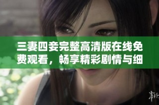 三妻四妾完整高清版在线免费观看，畅享精彩剧情与细腻情感