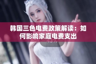 韩国三色电费政策解读：如何影响家庭电费支出