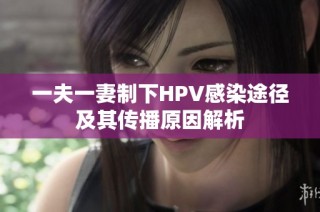 一夫一妻制下HPV感染途径及其传播原因解析