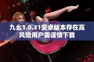 九幺1.0.31安卓版本存在高风险用户需谨慎下载