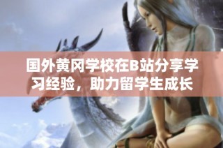 国外黄冈学校在B站分享学习经验，助力留学生成长