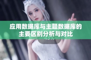 应用数据库与主题数据库的主要区别分析与对比