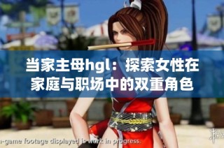 当家主母hgl：探索女性在家庭与职场中的双重角色