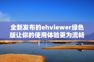 全新发布的ehviewer绿色版让你的使用体验更为流畅
