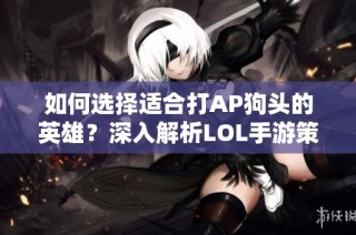 如何选择适合打AP狗头的英雄？深入解析LOL手游策略