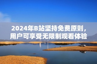 2024年B站坚持免费原则，用户可享受无限制观看体验