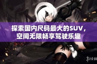 探索国内尺码最大的SUV，空间无限畅享驾驶乐趣