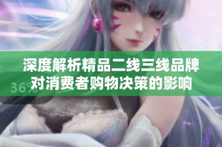 深度解析精品二线三线品牌对消费者购物决策的影响