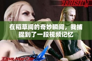 在稻草间的奇妙瞬间，我捕捉到了一段视频记忆