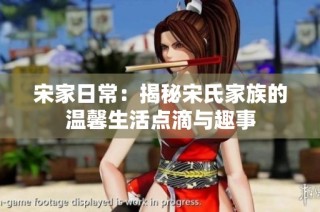 宋家日常：揭秘宋氏家族的温馨生活点滴与趣事