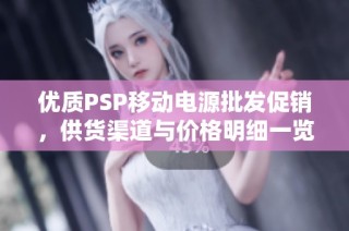 优质PSP移动电源批发促销，供货渠道与价格明细一览