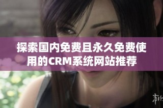 探索国内免费且永久免费使用的CRM系统网站推荐